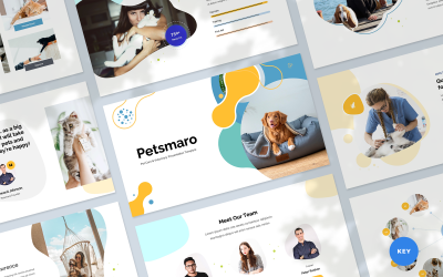 Petsmaro – догляд за домашніми тваринами та ветеринарна презентація. Шаблон основної доповіді