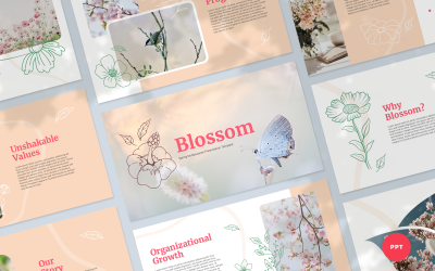 Blossom - Wiosna uniwersalny szablon prezentacji PowerPoint