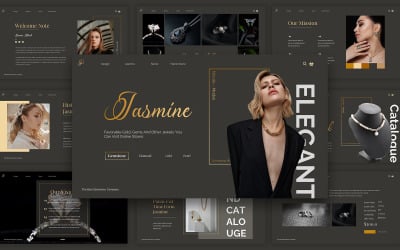 Jasmine Jewelry Google Slide Template