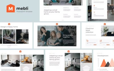 MEBLI - Modello PowerPoint semplice ed elegante