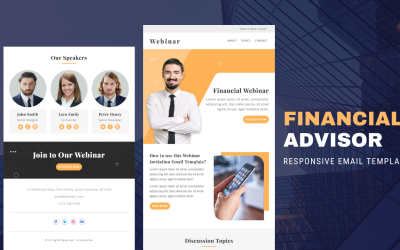 Webinaire financier - Modèle d&amp;#39;e-mail réactif
