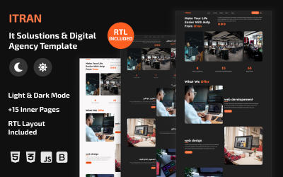 Itran - it解决方案公司-企业服务网站模板