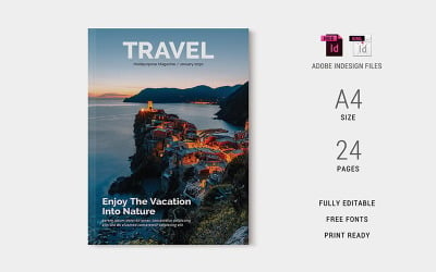 Travel Magazine Template 05