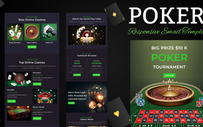 Poker – Responsieve e-mailsjabloon