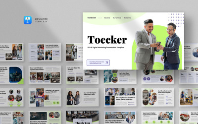 Toecker - SEO &amp;amp; Digital Marketing Keynote Template