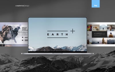Earth Keynote-presentatiesjabloon