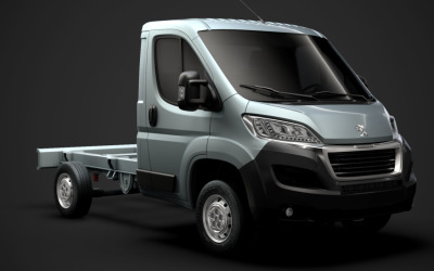 Peugeot Boxer Manager Шасси Грузовик с одной кабиной 3000WB 2020 3D модель