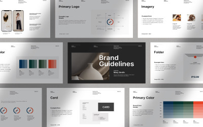 Minimal Brand Guideline Presentation Template