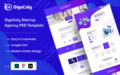 Modèle PSD de l&amp;#39;agence Digecoly-Startup