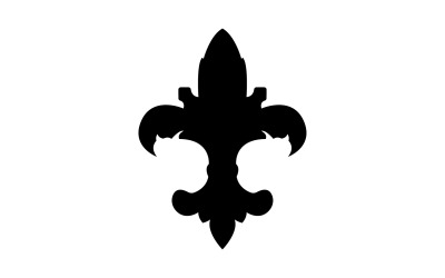 Логотип шаблона символа копья v52