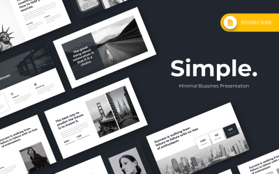 Simple - Minimal Google Slide Template