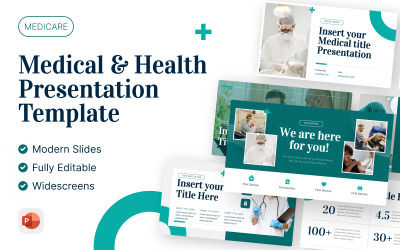 医疗保险-医疗和健康演示文稿演示模板