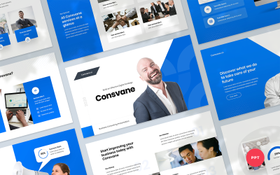 Consvane - Modèle PowerPoint de présentation de conseil aux entreprises