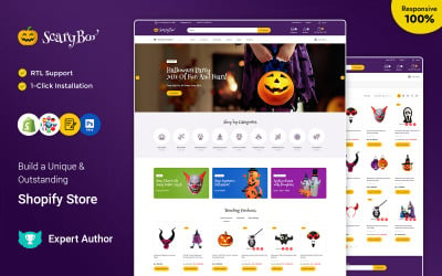ScaryBoo - Halloween 假期 party, Gift and Christmas Shopify theme