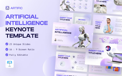 Artific - AI Keynote Presentation Template