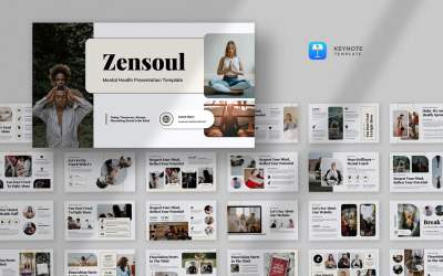 Zensoul - Mental Health Keynote Template