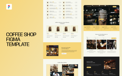 Coffee Shop Figma Template