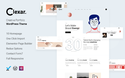 CLexar – тема WordPress Creative Portfolio