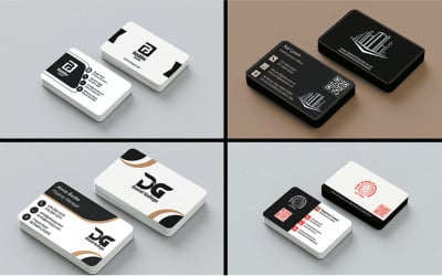 4 Stunning Business Cards in Reasonable Prices