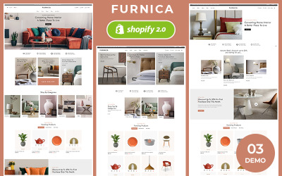 Furnica -家居装饰，家具，艺术和工艺品- Shopify的适应性主题