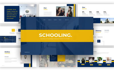 Schooling Presentation 谷歌的幻灯片 Template