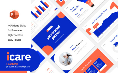 Icare Healthcare PowerPoint Template