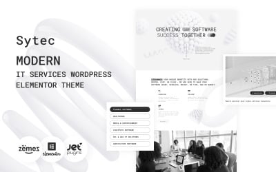 Sytec – Modernes IT-Services-Landing-WordPress-Elementor-Theme