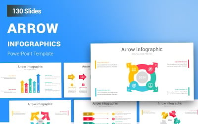 箭头-信息图- PowerPoint模板
