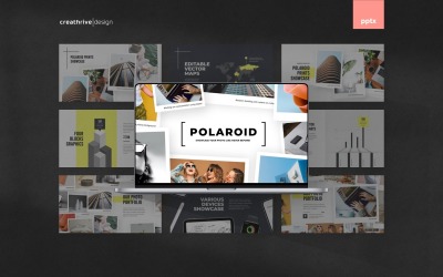 Polaroid Hareketli PowerPoint Şablonu