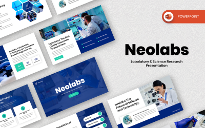 Neolabs -科学和实验室研究PowerPoint