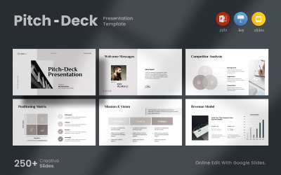 Zakelijke pitch-deck PowerPoint