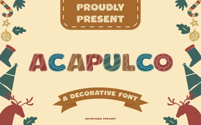 Акапулько - Декоративный шрифт