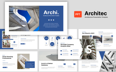 Archi Architecture演示ppt模板