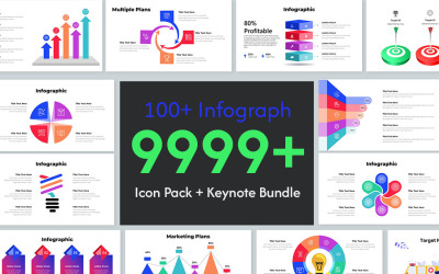 Zakelijke Arm Infographic Keynote-sjablonen