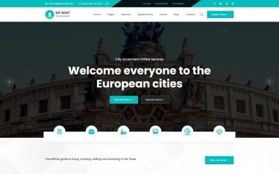 DIT政府-市政府HTML5模板