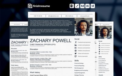Chief financial officer Resume Template | Finish Resume