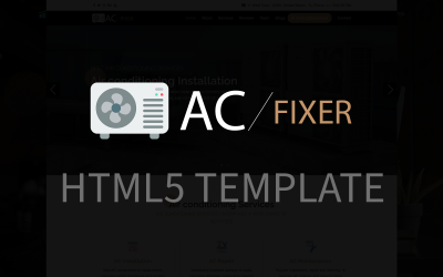 空调HTML5登陆页模板