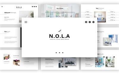 Nola Interior Design Powerpoint Template