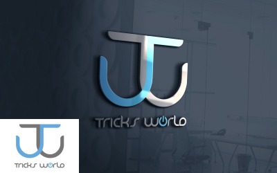 3D-Wand-Logo-Mockup-Vorlage