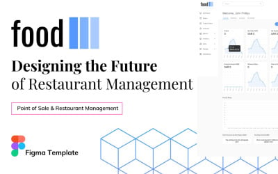 Foodiii - POS和餐厅管理UX Figma模板