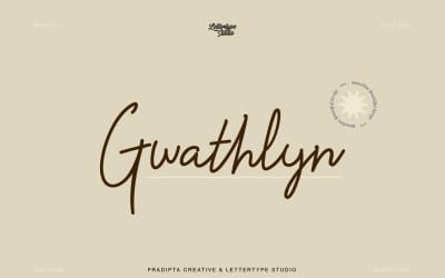 Gwathlyn Beauty Monoline Font