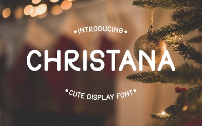 Christana — милый дисплейный шрифт
