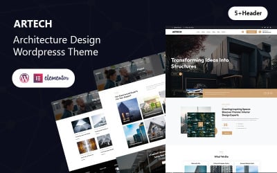 Artech - Tema WordPress per il design dell&amp;#39;architettura