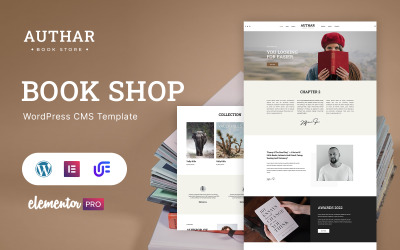 Autor – autor książki Motyw WordPress Elementor
