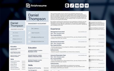 Management accountant Resume Template | Finish Resume