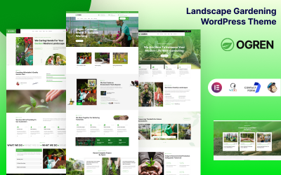 Ogren – Thème WordPress pour le jardinage paysager