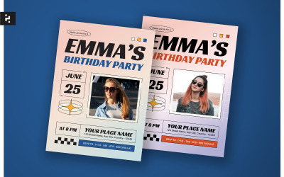 Creative Classic Birthday Invitation