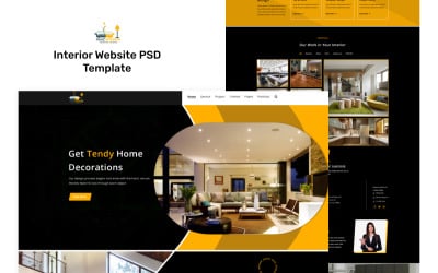 Interior Landing Page Design