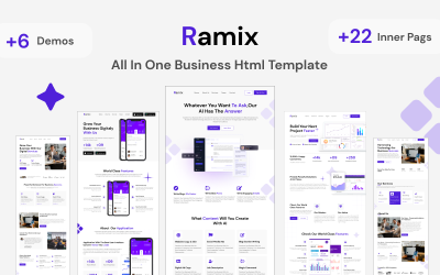 Ramix -多功能企业响应式网站模型