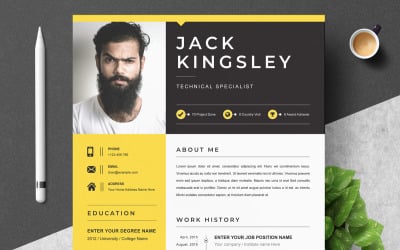 Professional Resume Template Design 2024